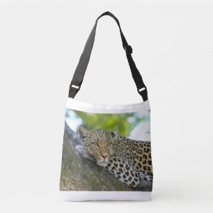 Bolsa Ajustável Padrão de Impressão de Gato Selvagem Escritório De