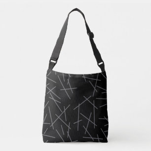 Bolsa Ajustável Padrão de linha gráfica moderno, simples, confuso