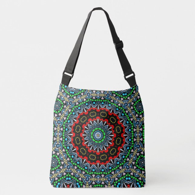 Bolsa Ajustável Padrão de Mandala em Marrocos (Frente)