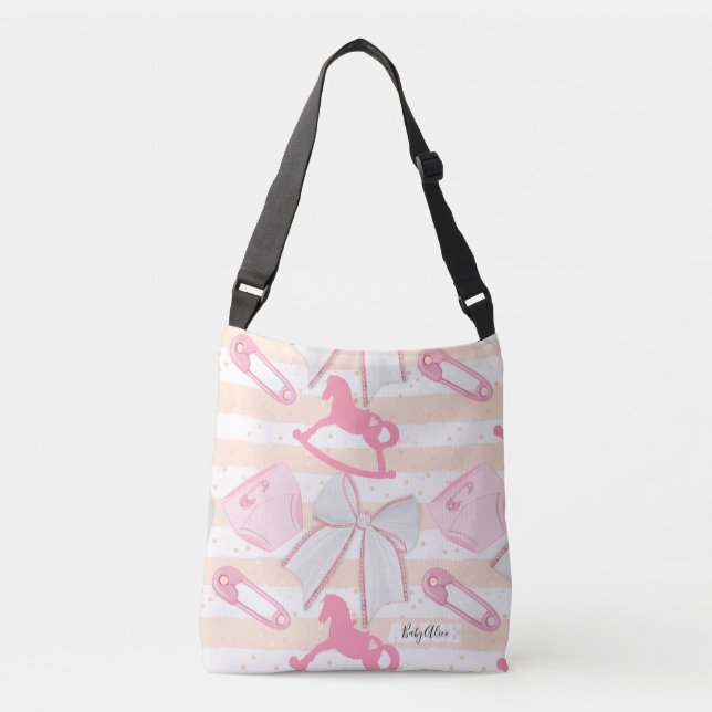 Bolsa Ajustável Padrão de Menina Bonita (Frente)