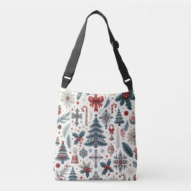 Bolsa Ajustável Padrão de Natal (Frente)