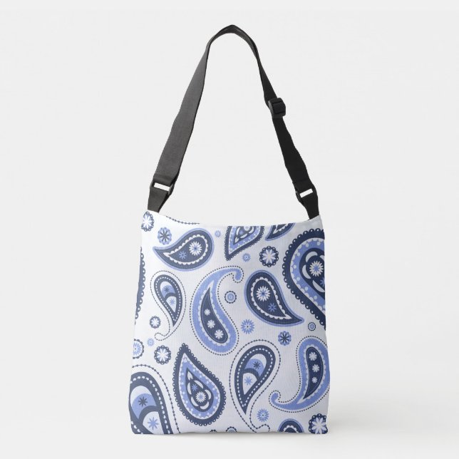 Bolsa Ajustável Padrão de salto azul (Frente)