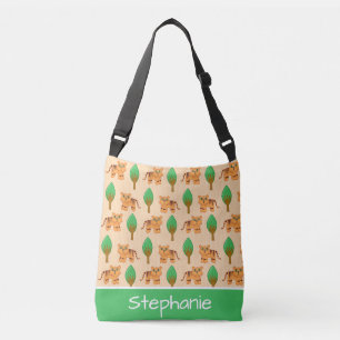 Bolsa Ajustável Padrão de Tigre de Cartoon Bonito Personalizado