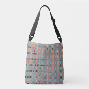 Bolsa Ajustável Padrão de tonalidade azul-rosa da Terra