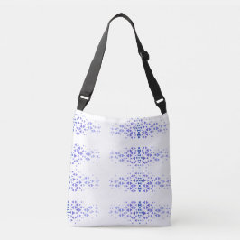 Bolsa Ajustável Padrão de triângulo azul único