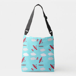 Bolsa Ajustável Padrão do avião em azul