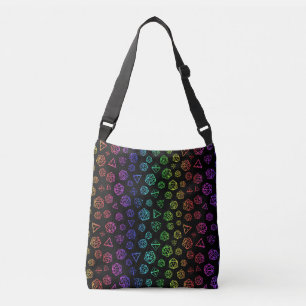 Bolsa Ajustável Padrão do dispositivo Rainbow D20 RPG