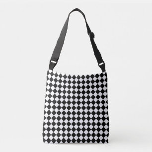 Bolsa Ajustável Padrão do Verificador Preto e Branco