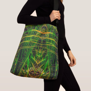 Bolsa Ajustável Padrão dos Verdes Tropicais