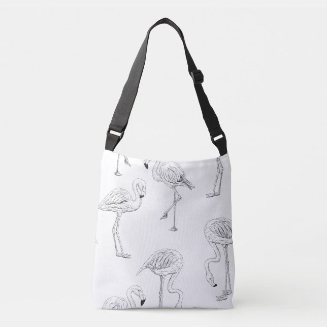 Bolsa Ajustável Padrão Flamingo (Frente)