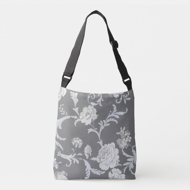 Bolsa Ajustável Padrão floral (Frente)