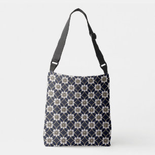 Bolsa Ajustável Padrão Floral Japonês