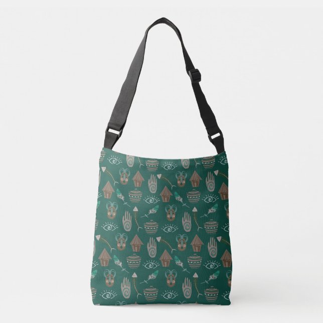 Bolsa Ajustável Padrão Floral legal (Frente)