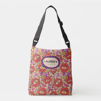 Bolsa Ajustável Padrão Floral Olho da Sorte