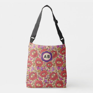 Bolsa Ajustável Padrão Floral Olho da Sorte