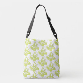 Bolsa Ajustável Padrão Floral Preto com Limão Ousado