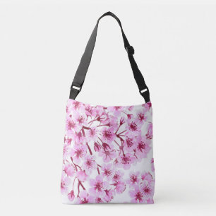 Bolsa Ajustável Padrão florescente de cereja