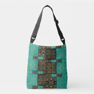 Bolsa Ajustável Padrão Geométrico Elegante Africano Tribal