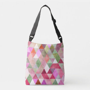Bolsa Ajustável Padrão Geométrico / Triângulos do PixDezines Boho