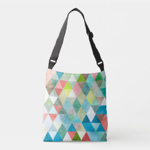 Bolsa Ajustável Padrão Geométrico / Triângulos do PixDezines Boho
