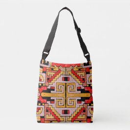 Bolsa Ajustável Padrão Geométrico Tribal/Étnico