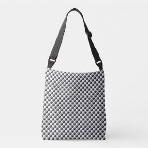 Bolsa Ajustável Padrão Preto e Branco Muitas Luas