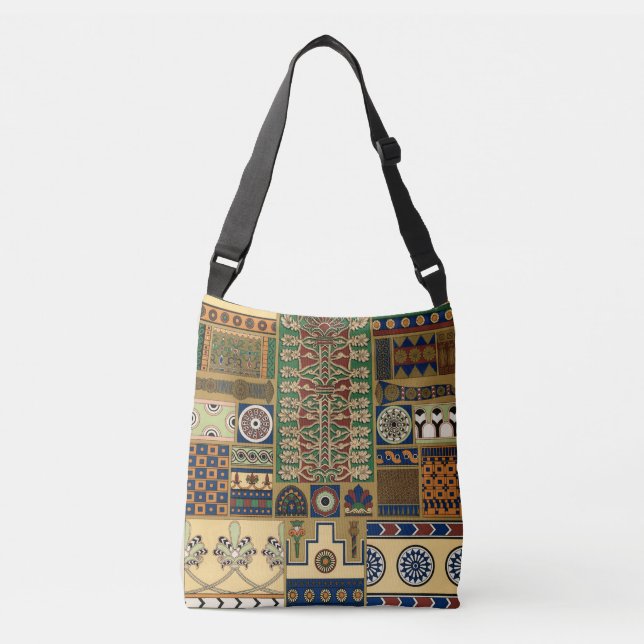 Bolsa Ajustável Padrão retroativo assírio (Frente)
