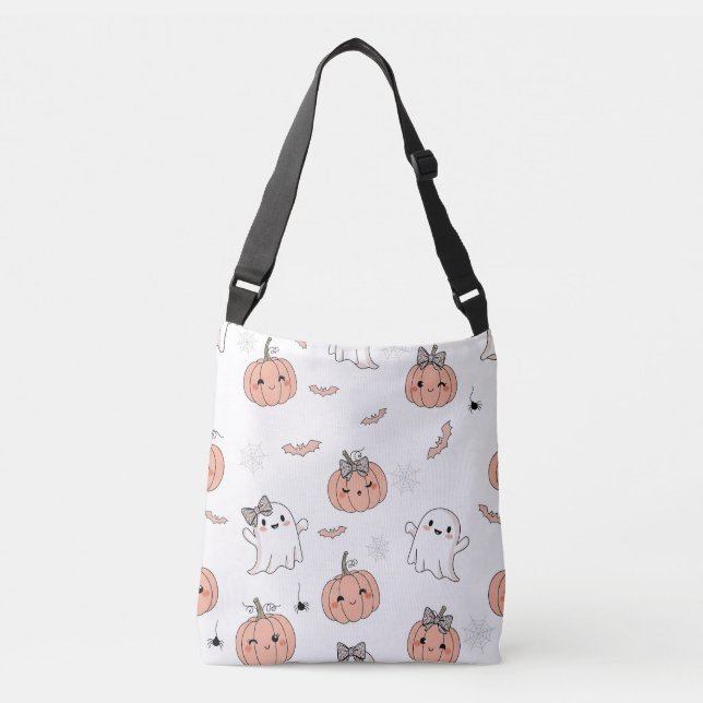 Bolsa Ajustável Padrão sem costura do Dia das Bruxas (Frente)