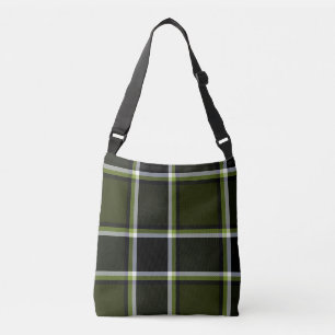 Bolsa Ajustável Padrão Tartan da Xadrez de Camouflage moderna