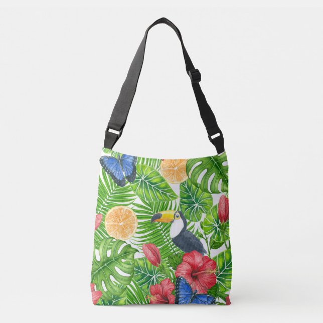 Bolsa Ajustável Padrão tropical (Frente)