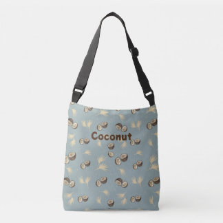 Bolsa Ajustável "Padrão Tropical Boho Coconut"