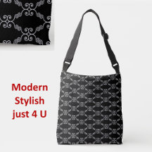 Padrão vetorial espiral branco elegante em preto