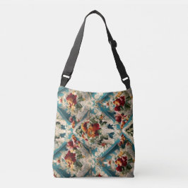 Bolsa Ajustável Padrão Whimsical Italiano Floral Damask