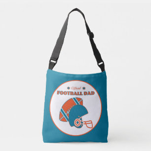 Bolsa Ajustável Pai de futebol amantes da colheita de laranja azul