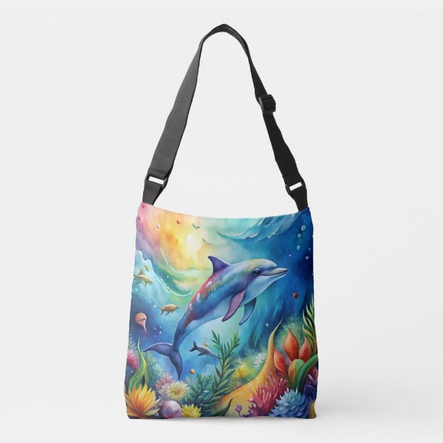 Bolsa Ajustável Painted Dolphin (Frente)