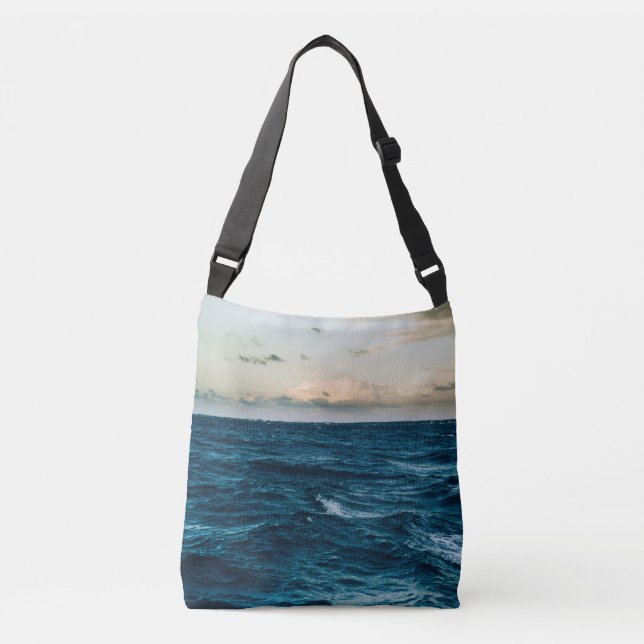 Bolsa Ajustável Paisagem do Mar bonito (Frente)