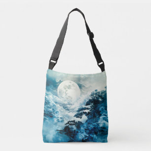 Bolsa Ajustável Paisagem Mística da Montanha ao Luar