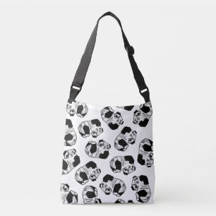 Bolsa Ajustável Panda Play All-Over-Impressão Cross Body Bag