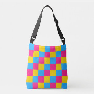 Bolsa Ajustável Pansexualidade cores padrão cruzado de padrão veri