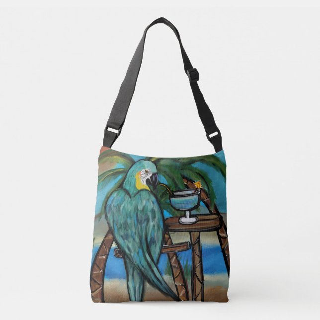 Bolsa Ajustável Papagaios de Festa (Frente)