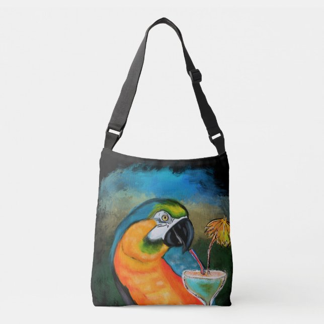 Bolsa Ajustável Papagaios de Festa (Frente)