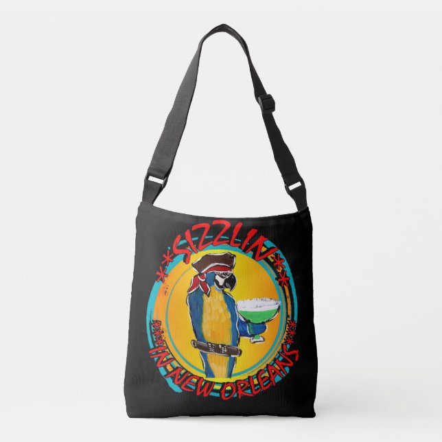 BOLSA AJUSTÁVEL PAPAGAIOS SIZZLIN (Frente)