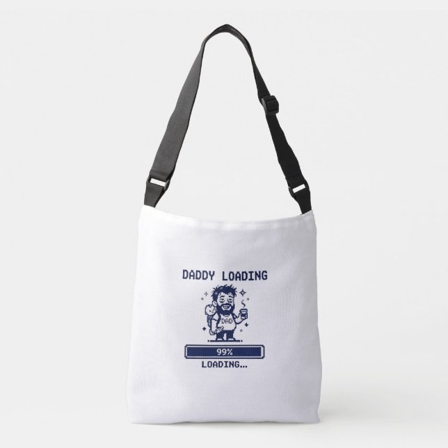 Bolsa Ajustável Papai Carregando 99% (Frente)