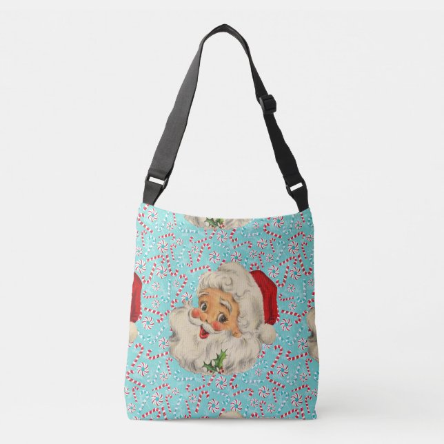 Bolsa Ajustável Papai noel com Peppermints (Frente)