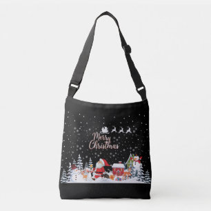 Bolsa Ajustável Papai Noel, Snowman Feliz Feriado de Natal
