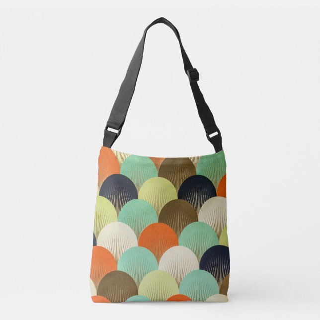 Bolsa Ajustável Papel de parede colorido: design artístico. (Frente)