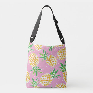 Bolsa Ajustável Paraíso do Abacaxi: Padrão Tropical