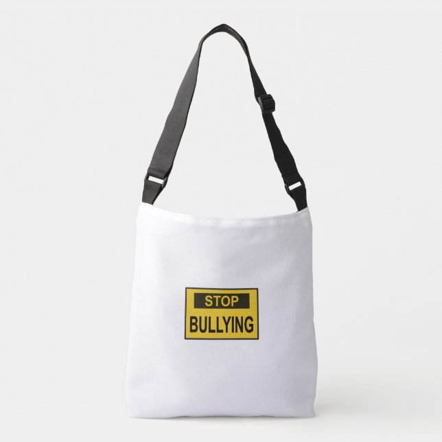 Bolsa Ajustável Parar Símbolo de Bullying Amarelo (Frente)