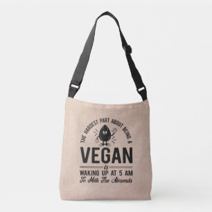 Bolsa Ajustável Parte mais difícil de Vegan, Leite as amêndoas, En