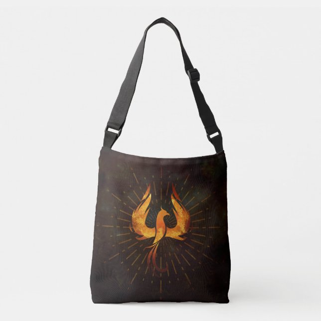 Bolsa Ajustável Pássaro de Phoenix do fogo (Frente)